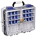Flambeau Outdoors 3000WPNC Waterproof Satchel 3000 Portable Waterproof Tackle Box with Trays GrayClear  without Bottom Cage - Image 2