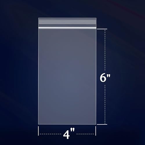 iMailer - 100 Count - 4" x 6" Small Plastic Bags- Reclosable Zip Bags 2 Mil with Lock Seal Zipper for Treats, Snack, Photo, Jewelry, Party Favors, Party Favors - Image 2