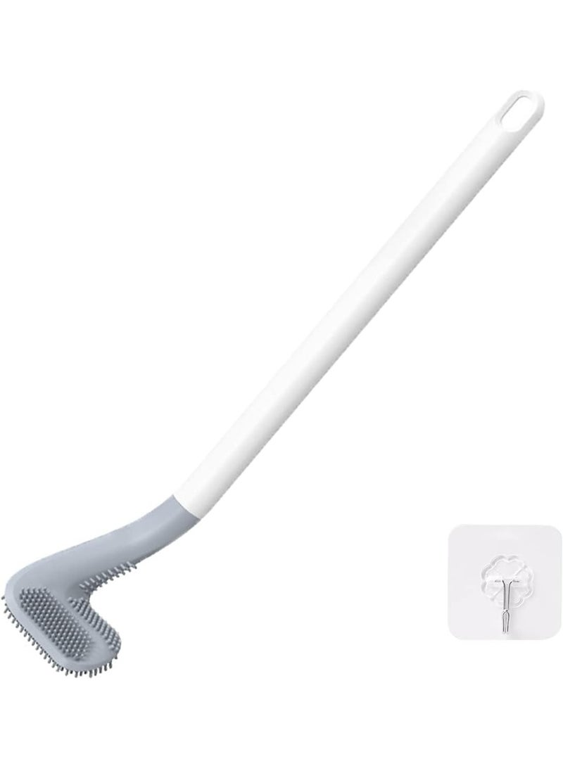 Golf stick toilet brush – long silicone handle and TPR bristles for quick and effective cleaning - Image 1