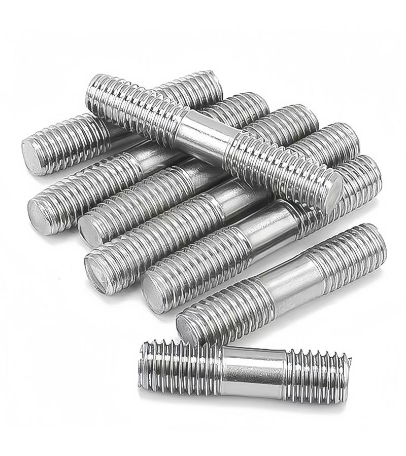 29 Pack High Hardness Non Deformable Stainless Steel Double Head Threaded Stud M6 40 Full Thread Fastening Fittings For Frame Fixing Of Medical Imaging Equipment - Image 1