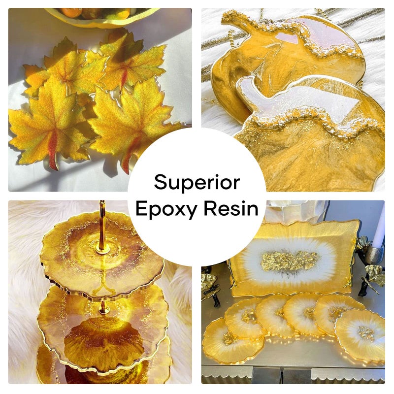 HTVRONT بودرة ميكا ذهبية من HTVRONT للإيبوكسي - 1.76 أونصة/50 جرام بودرة صبغ ميكا، بودرة ميكا طبيعية لصنع الصابون، الإيبوكسي، صنع الشموع، قنابل الاستحمام، بودرة صبغ غير سامة - Image 4