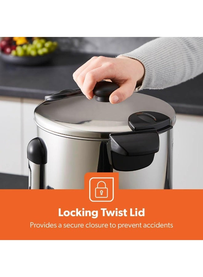 GS Kettle 1650W - Stainless Steel Hot Water Dispenser Perfect For Tea, Coffee And Instant Boiling Water With Automatic Temperature Control & Keep Warm Function - 15L - Image 3