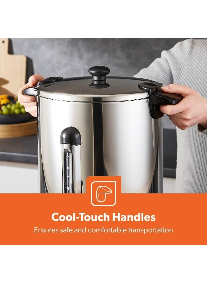 GS Kettle 1650W - Stainless Steel Hot Water Dispenser Perfect For Tea, Coffee And Instant Boiling Water With Automatic Temperature Control & Keep Warm Function - 15L - Image 2