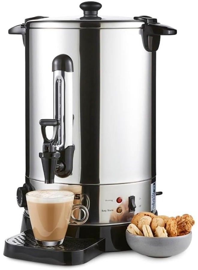 GS Kettle 1650W - Stainless Steel Hot Water Dispenser Perfect For Tea, Coffee And Instant Boiling Water With Automatic Temperature Control & Keep Warm Function - 15L - Image 1