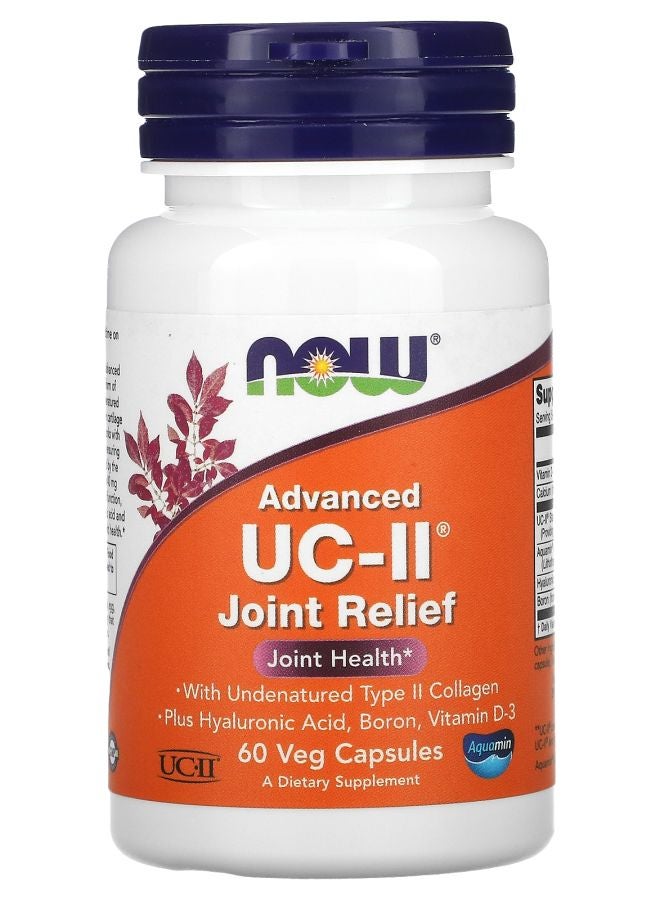 now Advanced UC-II Joint Relief 60 Veg Capsules