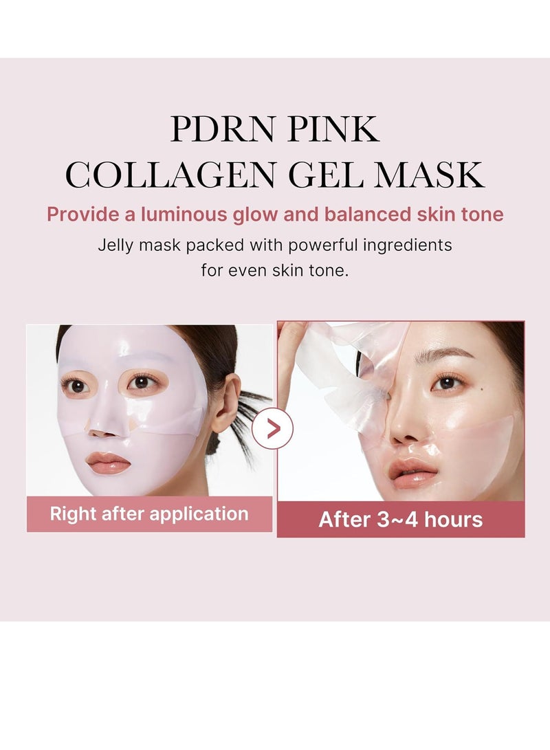 PDRN قناع جيل الكولاجين الوردي، 5 قطع، كولاجين، Medicube Pdrn، قناع جل الكولاجين الوردي، 5 EA - Image 2