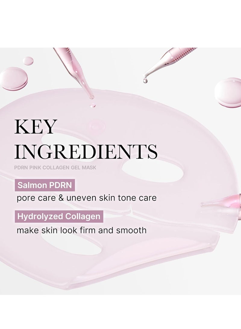PDRN قناع جيل الكولاجين الوردي، 5 قطع، كولاجين، Medicube Pdrn، قناع جل الكولاجين الوردي، 5 EA - Image 3