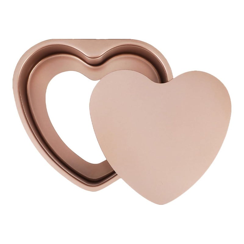 6 Inch Heart Shaped Cake Pan Carbon Steel Detachable Bottom Baking Mold for Oven - Image 2