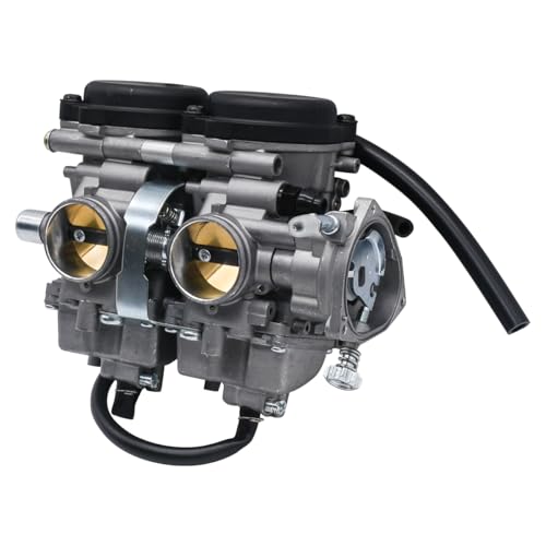 Cylinman Carburetor with Air Filter Fit for Yamaha Raptor 660 660R YFM660 YFM 660R ATV Quad Carb 2001-2005 Fuel Petcock Valve - Image 2