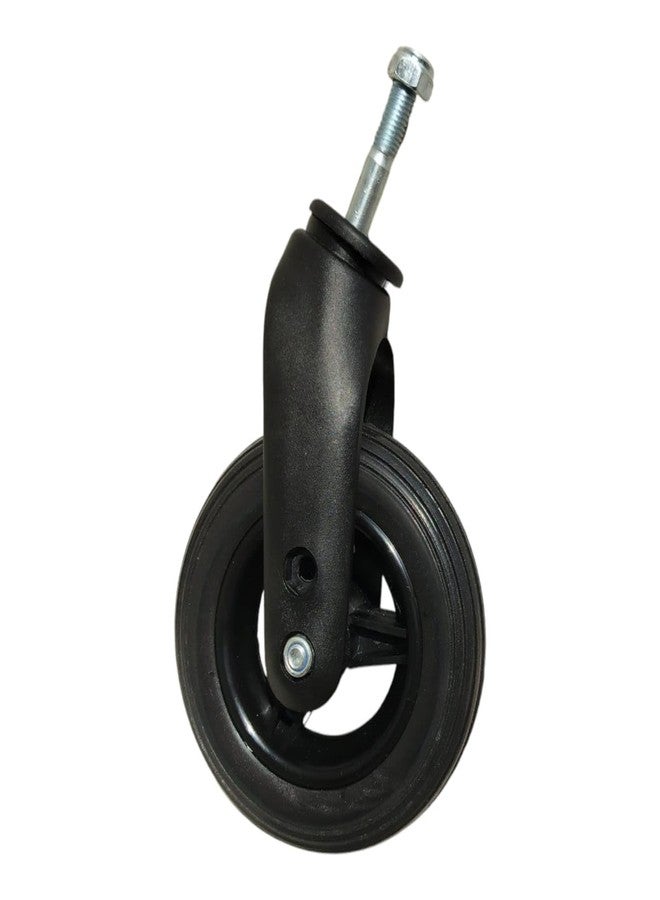 eOnekart 6 Inch (150×30) Wheelchair Wheel Complete With Fork Bearing & Nut Bolt | Height Adjustable | Black (Pack of 2) - Image 5