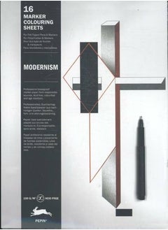 Marker Colouring Books: Modernism - pzsku/ZE3E9CB720EDF0659A5A5Z/45/_/1709810722/e575aa5c-61d5-44fe-8464-f0f44c2b0cbb