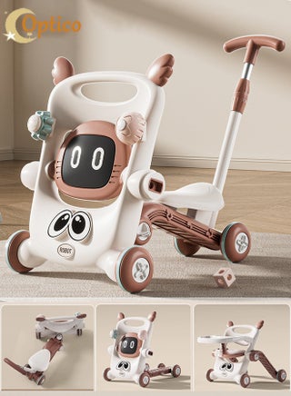 8 in 1 Baby Walker for Kids, Sit-to-Stand Learning Baby Walker with Light&Music Adjustable Handle Kids Push Walkers Assemble as Balance Bike/Scooter/Motorbike, for Infants 6-12 Months - pzsku/ZE3E9D56E7AC7F7515BA8Z/45/_/1732089459/4c9ff241-0c7e-4222-8e5f-a9daf2abccf6