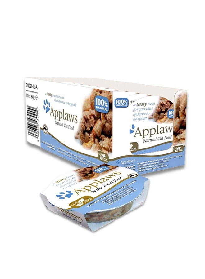 Applaws فيليه تونة مع روبيان - 10x60 جرام