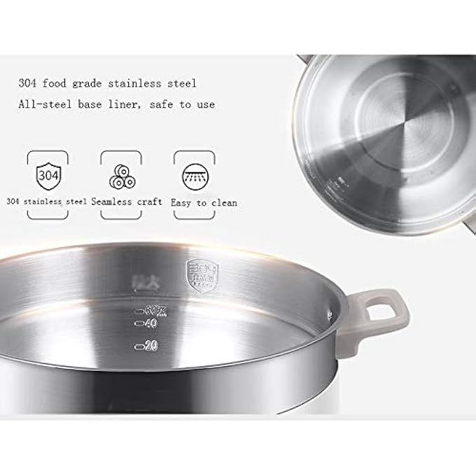 جهاز طهي بالبخار الكهربائي متعدد الوظائف للطعام المنزلي، جهاز طهي بالبخار بقوة 3 طبقات، سعة كبيرة، جهاز طهي بالبخار للمأكولات البحرية - Image 5