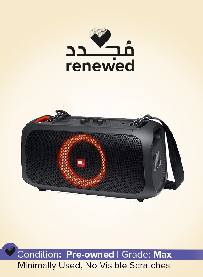 JBL Renewed - Party Box On-The-Go Wireless Multimedia Portable Bluetooth Speaker black - Image 1