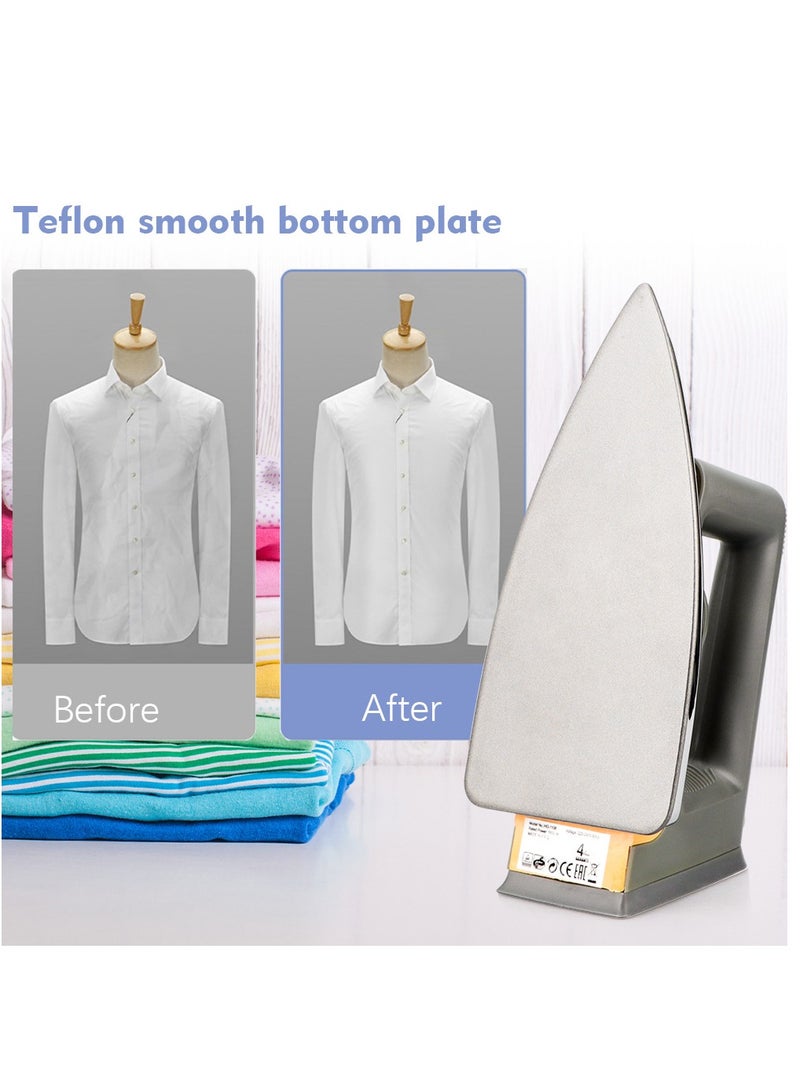 Steam Iron Electric Iron For Clothes, Ironing Three-stage Temperature Adjustment, Fast Heating, Stainless Steel Bottom Plate  - Image 3