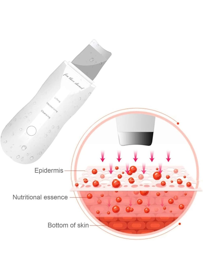 Blackhead Remover, facial cleanser device portable blackhead removal ultrasonic facial cleanser, kin Scrubber, Pimple Extractor, Deep Cleansing, Exfoliation