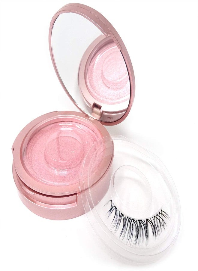 Honbay 2PCS Circle Empty Lash Case Eyelash Packaging Box Eyelash Storage Box with Mirror for Women (Single and Double Layer) - Image 3