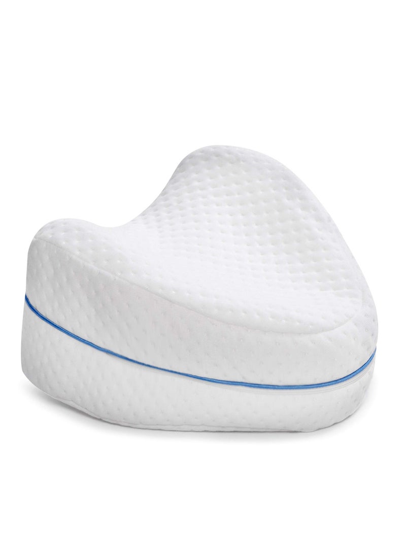 KASTWAVE Contour Legacy Leg & Knee Foam Support Pillow, Soothing Pain Relief for Sciatica, Back, Hips, Knees & Sciatica Nerve Pressure Relief  - Image 1