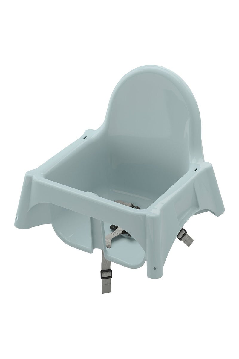 ANTILOP Seat shell for highchair, grey-blue