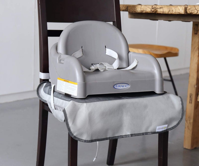Minnebaby Extra Large Booster Chair Protector Cover, Dining Chair Seat Cover for Booster Seat, Grey - Image 2