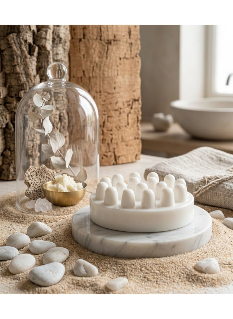 Natural Milky Massage Soap 90g - Premium Handmade Craftsmanship for Deep Moisturizing and Instant Glow - Image 1