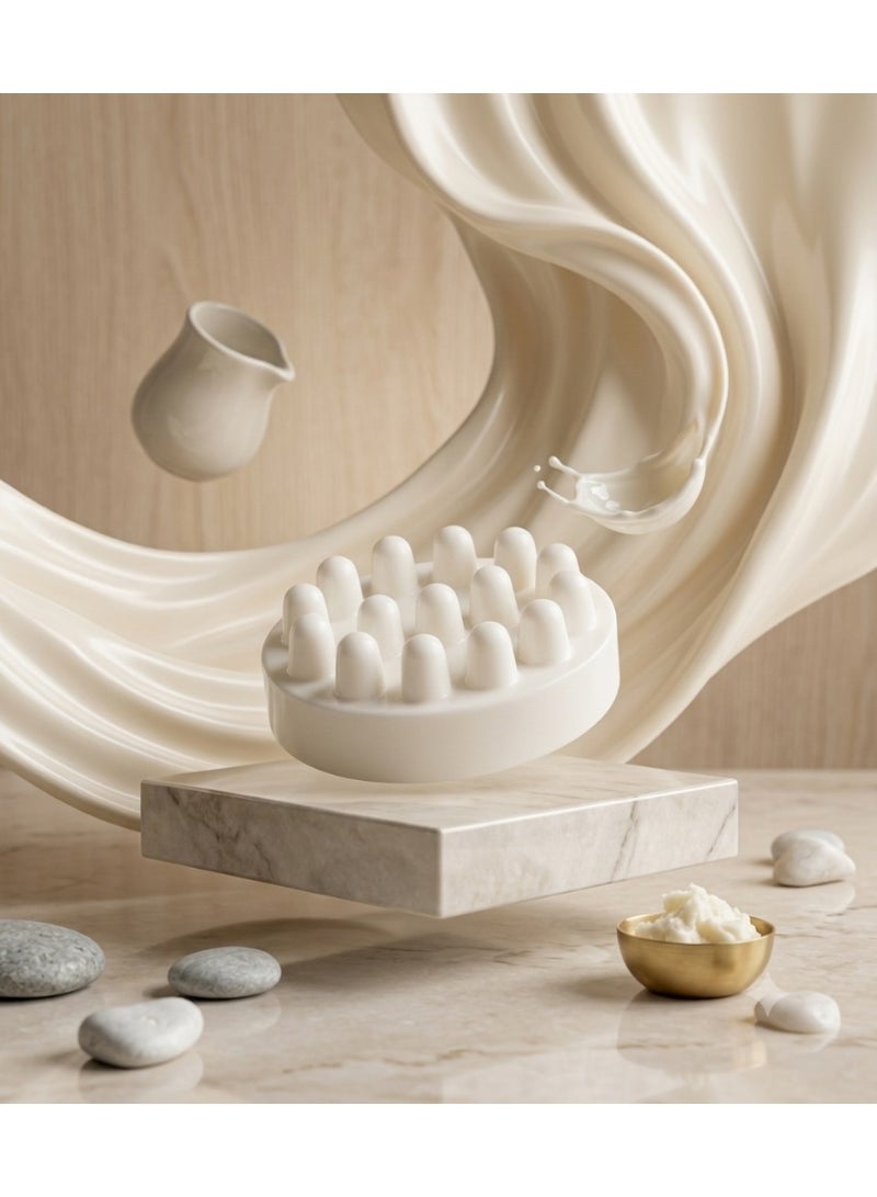 Natural Milky Massage Soap 90g - Premium Handmade Craftsmanship for Deep Moisturizing and Instant Glow - Image 3
