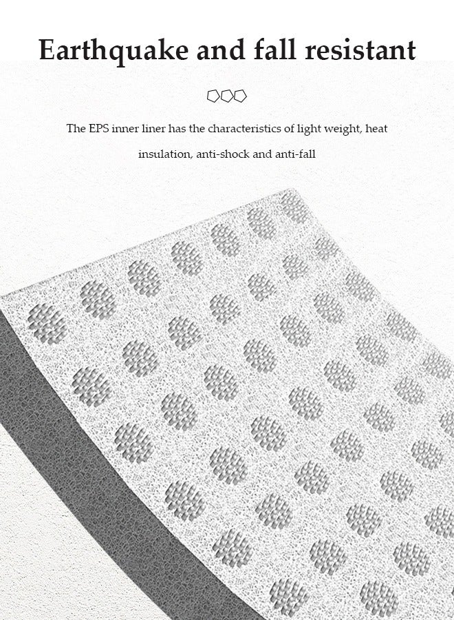 DUNISO خوذة مفتوحة الوجه، خوذة سكوتر مع نظارات قابلة للفصل وحماية للأذن، محيط رأس قابل للتعديل، مقاومة للصدمات والسقوط، مناسبة للرجال والنساء، سوداء - Image 3