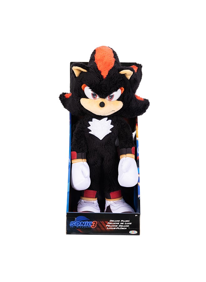 SONIC Sonic 3 Movie Deluxe Plush Shadow 13 Inch - Black  - Image 3
