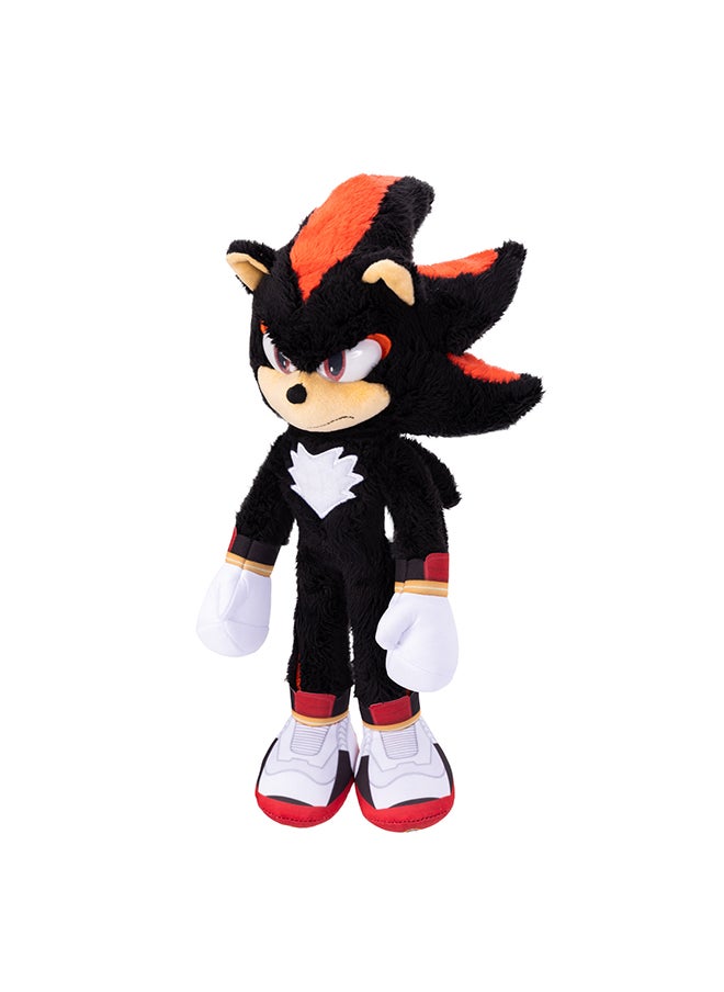 SONIC Sonic 3 Movie Deluxe Plush Shadow 13 Inch - Black  - Image 5