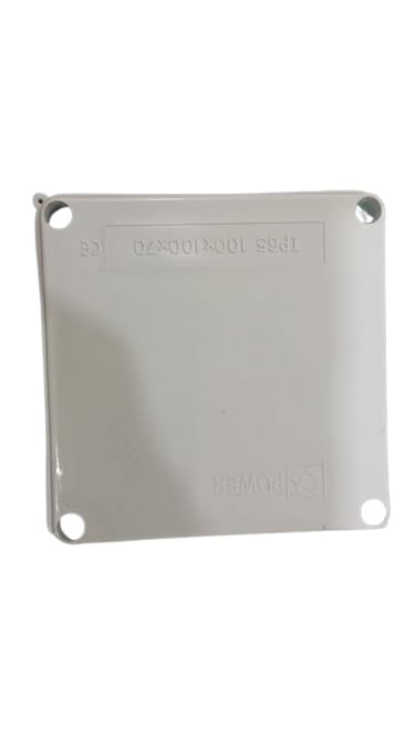 Generic ABS Junction Box Waterproof Electronic Project Enclosure Case Outdoor Indoor 100 x 100 x 70 mm 1 Piece Acrylonitrile Butadiene Styrene Water Resistant  - Image 1