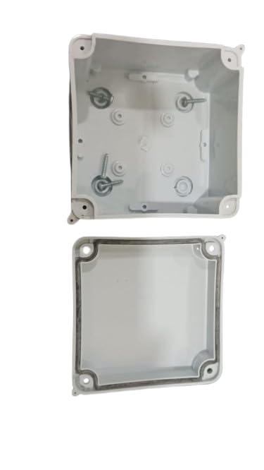 Generic ABS Junction Box Waterproof Electronic Project Enclosure Case Outdoor Indoor 100 x 100 x 70 mm 1 Piece Acrylonitrile Butadiene Styrene Water Resistant  - Image 2