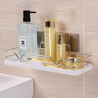 JAYI Jay Unique Magic Sticker Series Self Adhesive Wall Mounted Bathroom Storage Organizer Shelf Bathroom Racks and Shelves Without Drilling - Image 1