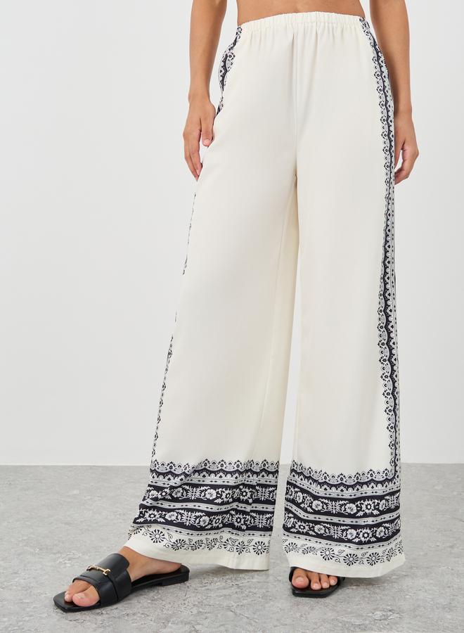 Styli Styli Printed Buttoned Shirt and Pants Co-Ords  - Image 4