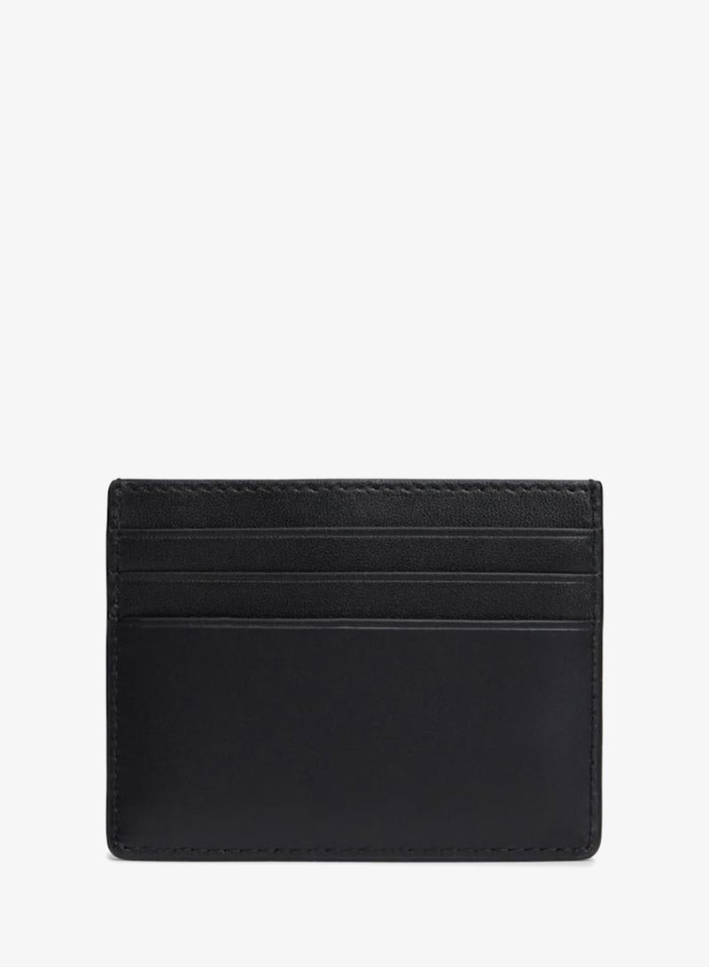 TOMMY HILFIGER Embossed Flag Leather Credit Card Holder - Image 2
