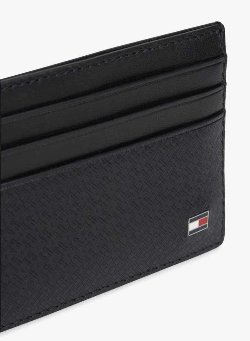 TOMMY HILFIGER Embossed Flag Leather Credit Card Holder - Image 4