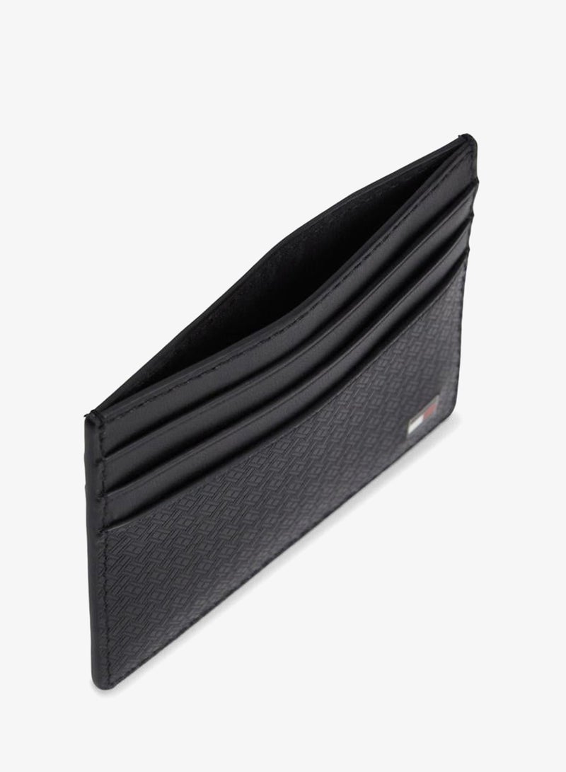 TOMMY HILFIGER Embossed Flag Leather Credit Card Holder - Image 3