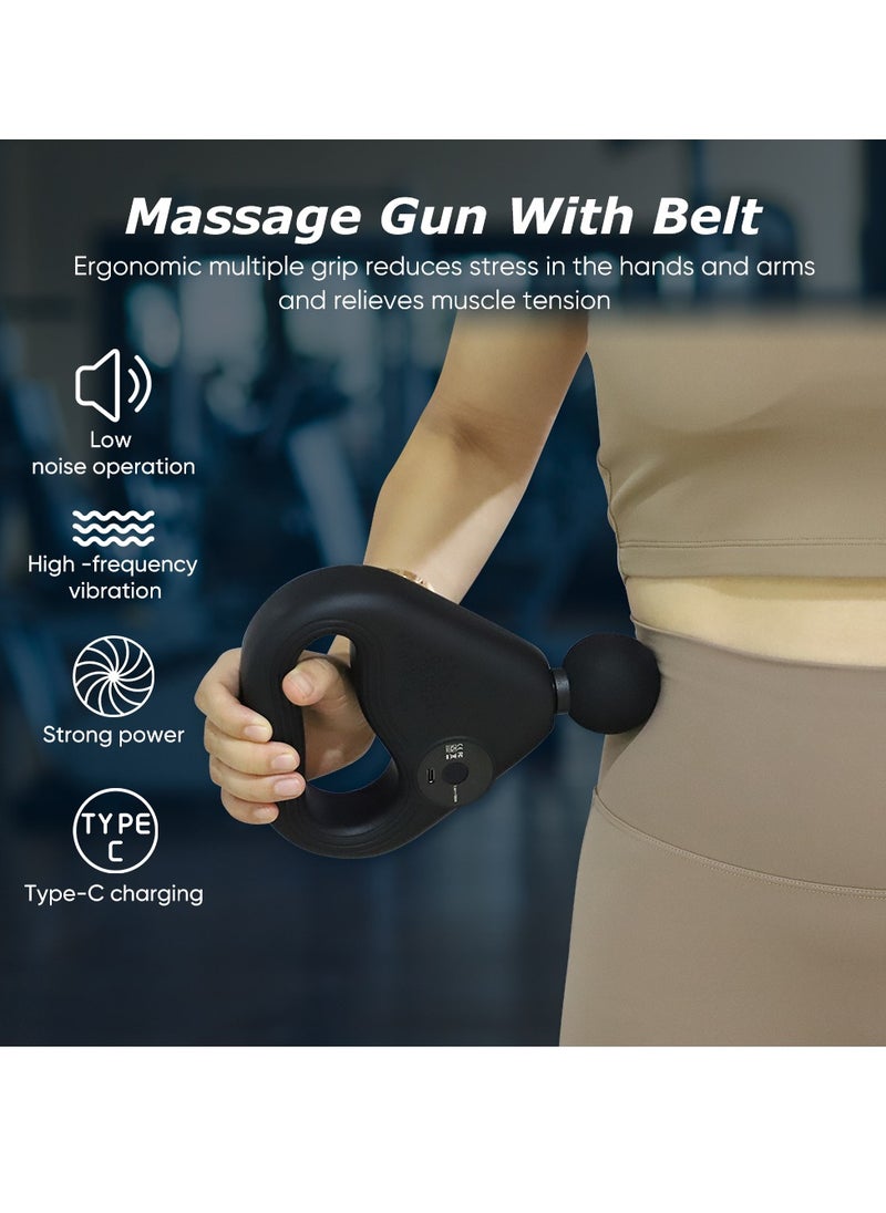 Deep Tissue Muscle Electric Massage Gun Massage Belt Slimming Massager Vibration Massage Gun with Belt Percussion Vibration with 8 Heads Portable Gun Massager For Targeted Pain Relief,Muscle Soreness - pzsku/ZE3EA9AD813A34CDCD729Z/45/_/1695731276/6d1c11fa-f534-42f9-8e88-2cdd963981ae