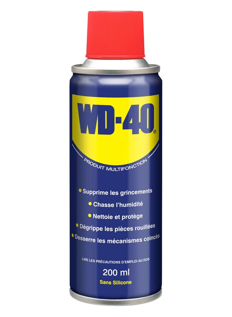 WD-40 سبراي WD-40 متعدد الاستخدامات – 330 مل، يزيت، يحمي، ينظف ويزيل الرطوبة – سبراي صيانة متعدد الأغراض للمنزل، السيارة والاستخدام الصناعي - Image 2