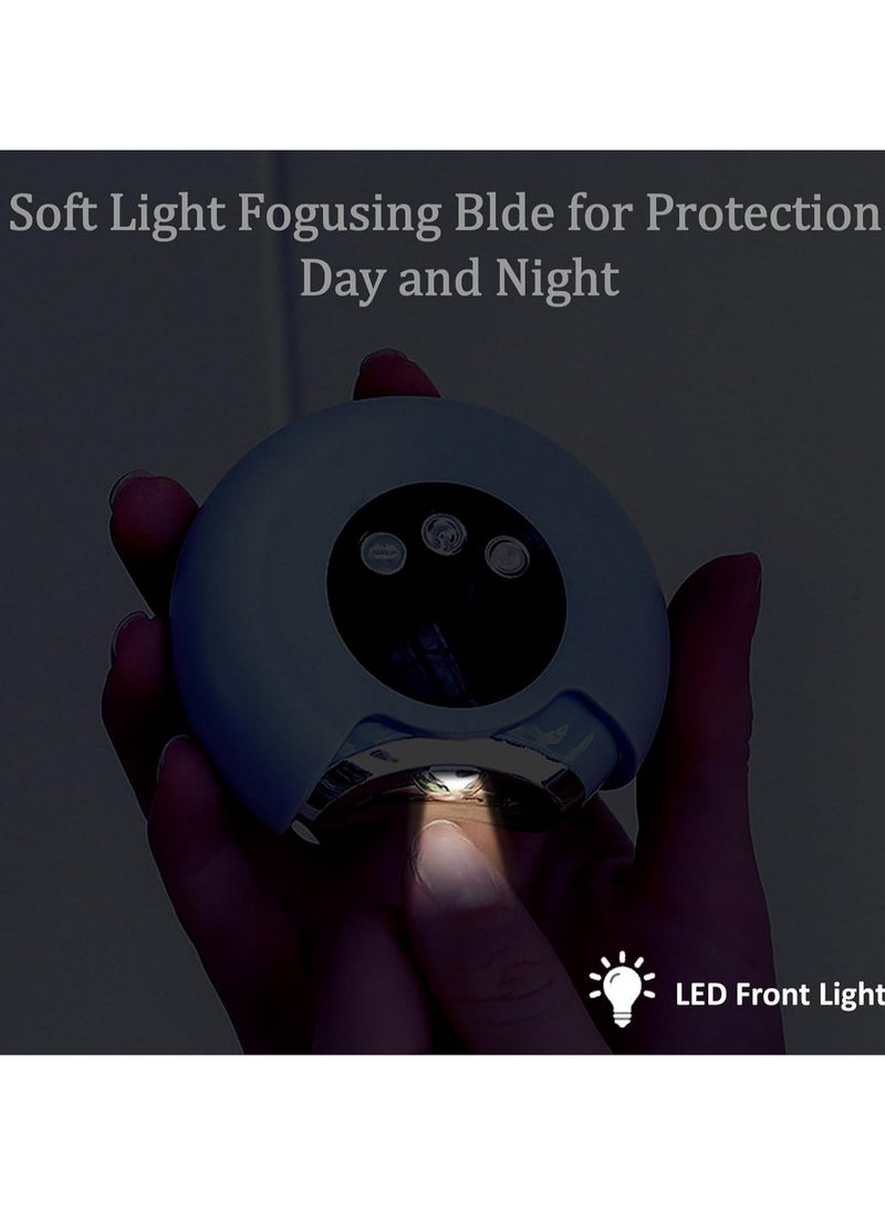 Dominy Electric Automatic Baby Nail Clipper with Light and 3 Speeds, Fingernail Cutter and File and Usb Charging 3 in 1 Design,360° Rotatable Safety Automatic Nail Trimmer for Baby, Kids, Seniors and Adults - Image 5