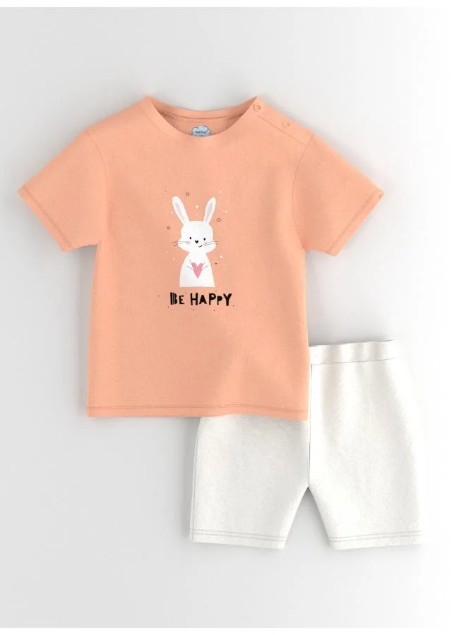 Nautinati Nautinati Girls' Cotton Candy Print Set of Top and Shorts