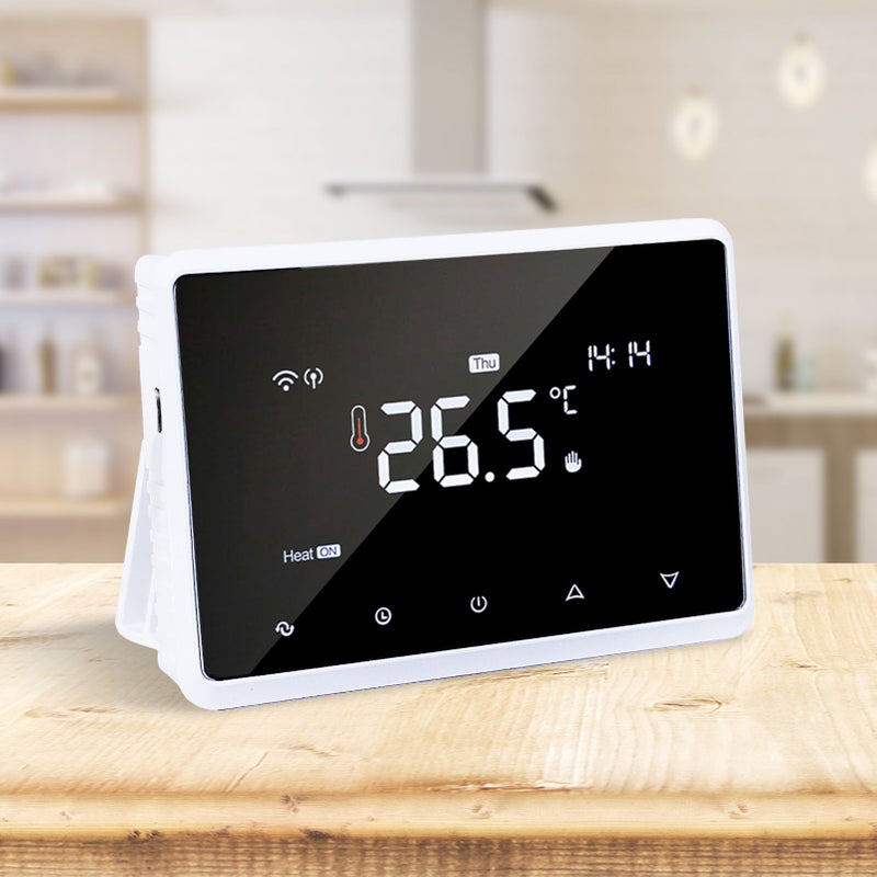 WIFI Smart Thermostat Smart Heating Radiator Thermostat Voice App Control Digital Programmable Thermostat Indoor Constant Temperature Controller Anti Freezing Backlit LCD Display - Image 2