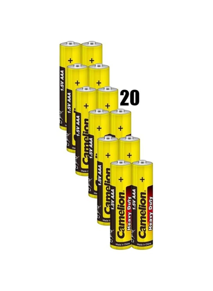 Camelion Camelion AAA R03 1.5V Zinc-Carbon Batteries, 2-Pack 20 - Image 1