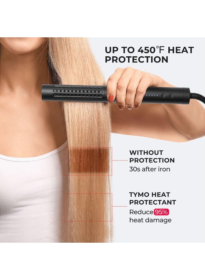 TYMO TYMO Heat Protectant for Hair with Argan Oil for Heated Styling Tools, Leave in Conditioner Spray to Smooth & Hydrate, Natural Pure Formulation, Multi-benefit Treatment, Lightweight Spray, Pack of 2  - Image 2