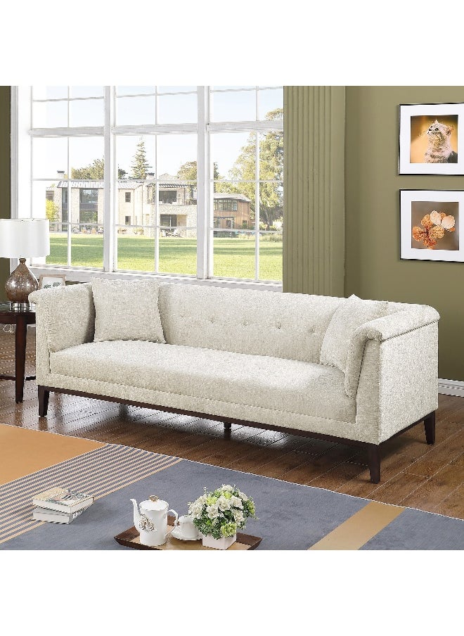 Home Box Anniston 3-Seater Fabric Sofa with 2 Cushions  - Image 2