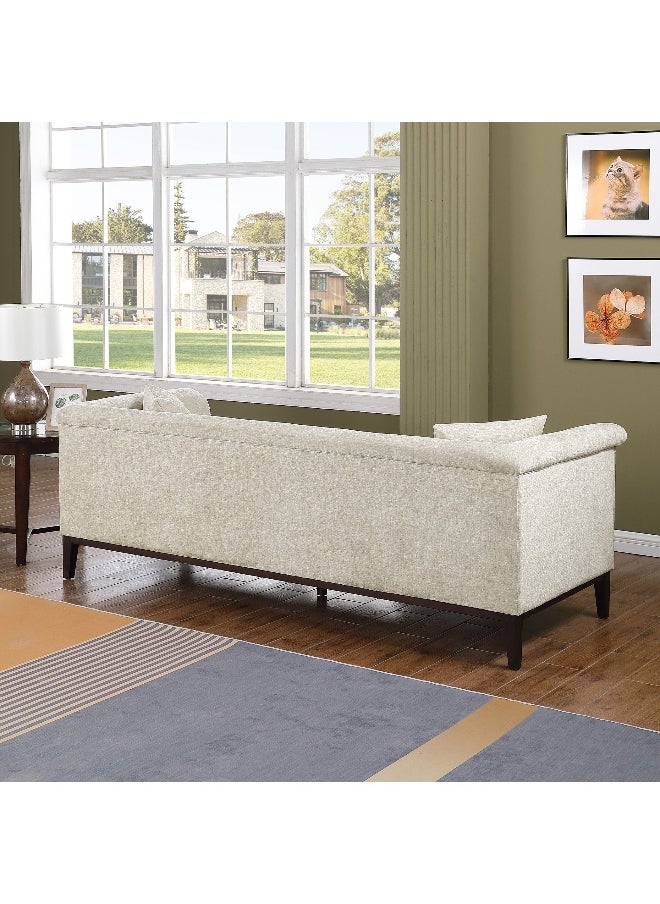 Home Box Anniston 3-Seater Fabric Sofa with 2 Cushions  - Image 4