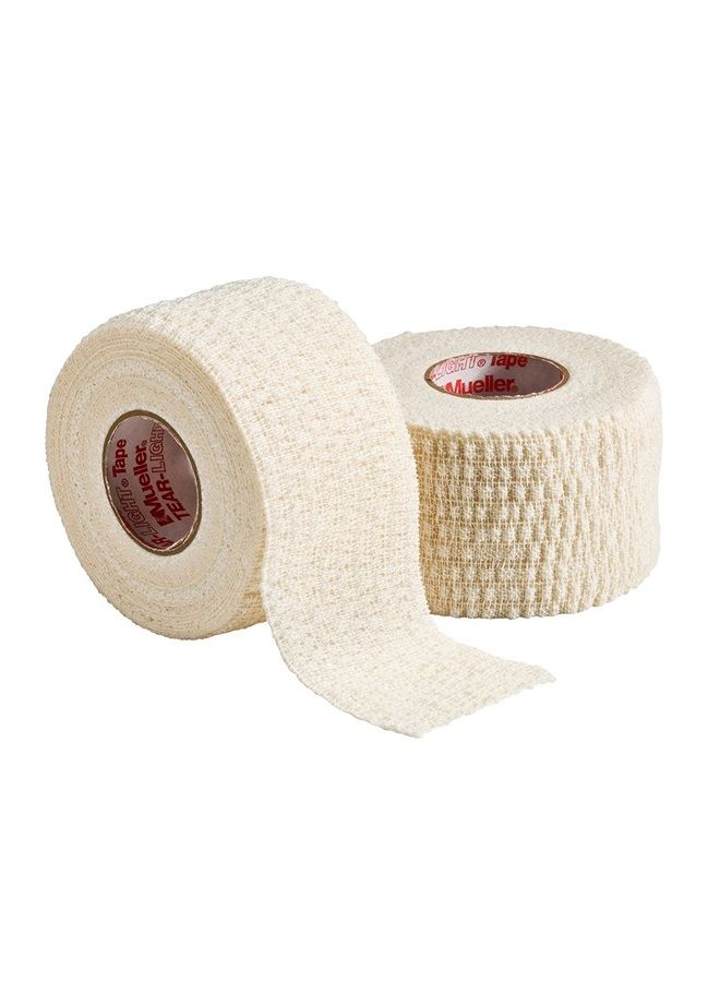 Mueller Tear-Light Tape, White, 3" x 5 yd, Case of 16 Rolls