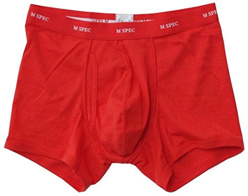 MSPEC Men's Boxer Briefs 3D-Crotch Breathable/Comfortable MS-01 Red L - Image 4