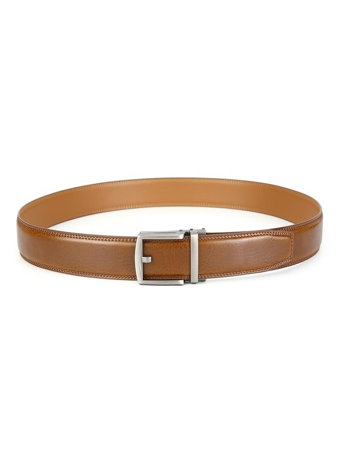 Nelbons Men's Belt, Slide Ratchet Belt for Men with Genuine Leather 1 3/8,Trim to Fit (N16, Up to 44" waist adjustable) - Image 4