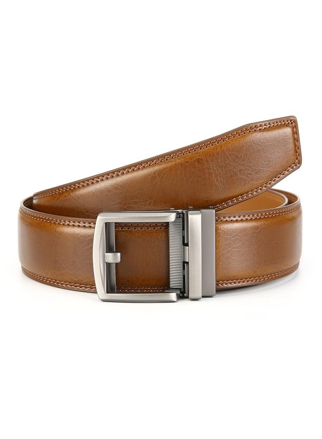 Nelbons Men's Belt, Slide Ratchet Belt for Men with Genuine Leather 1 3/8,Trim to Fit (N16, Up to 44" waist adjustable) - Image 2